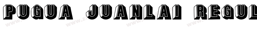 Pugua juanlai Regula字体转换
